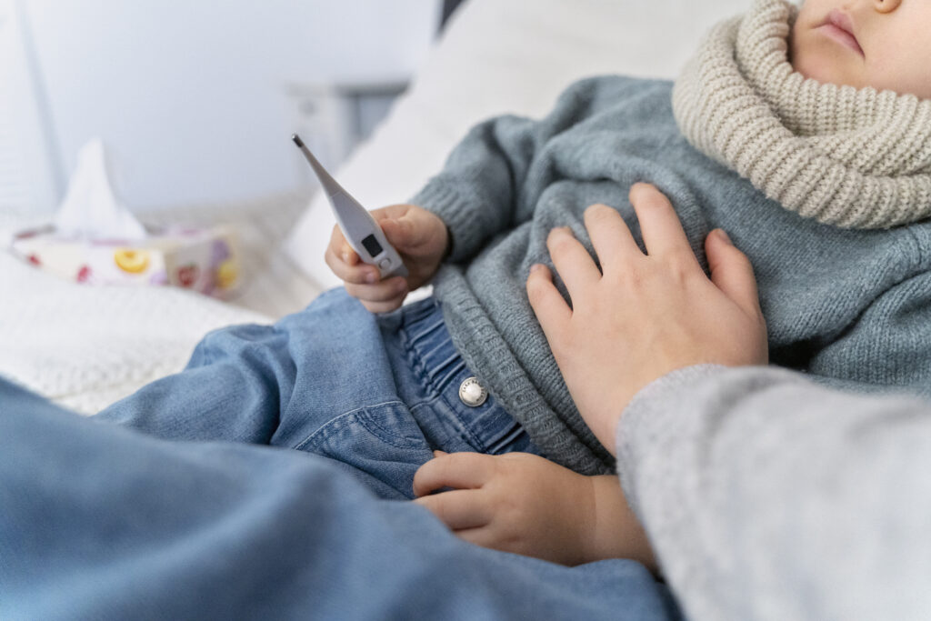 child with fever, Homeopathy to support fever, misconceptions about fever